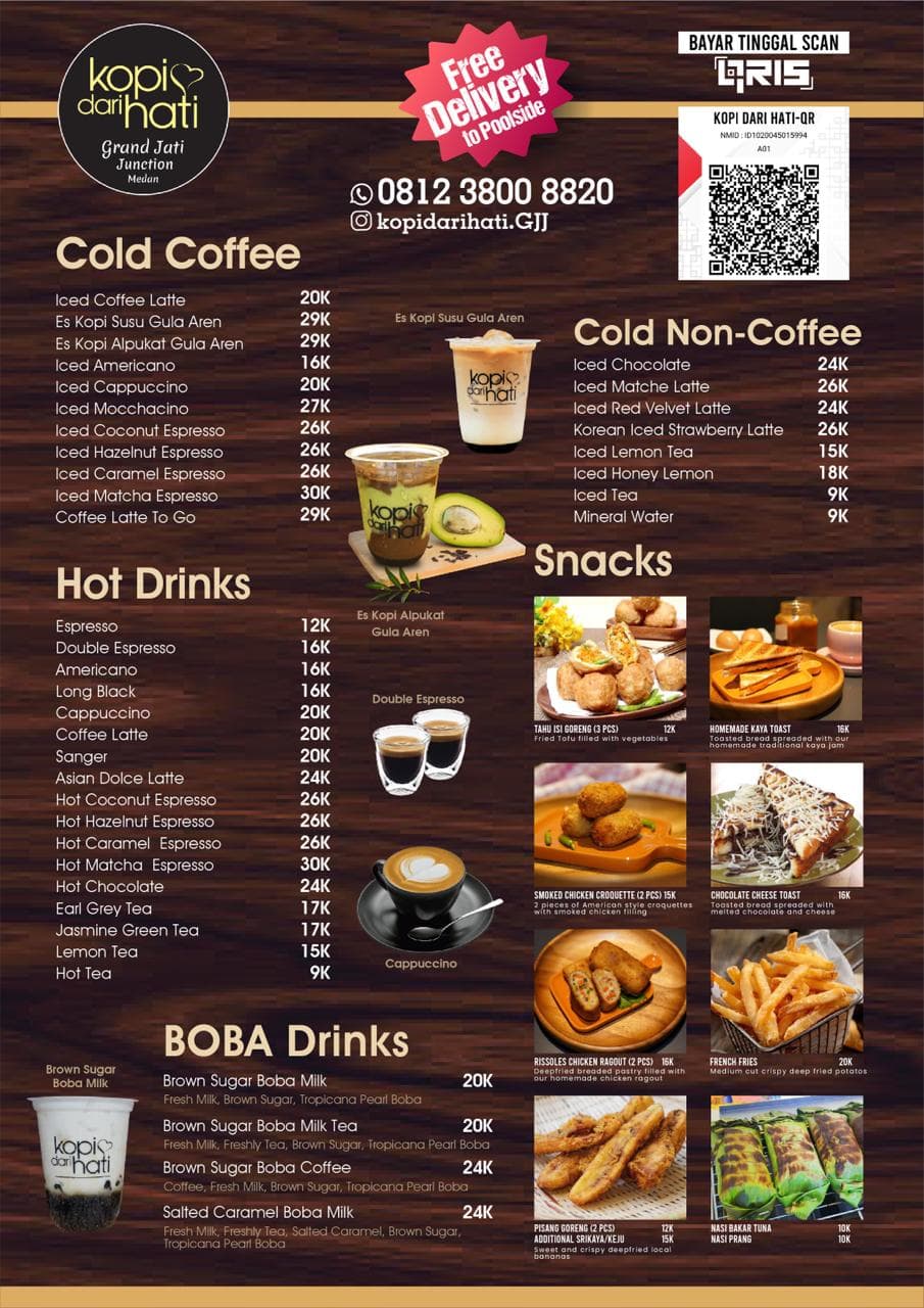 Kopi Dari Hati Menu Horizontal